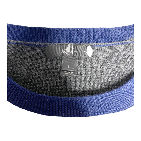 J Crew Wool Asymmetrical Zip Sweater Pullover Top - Picture 4 of 4